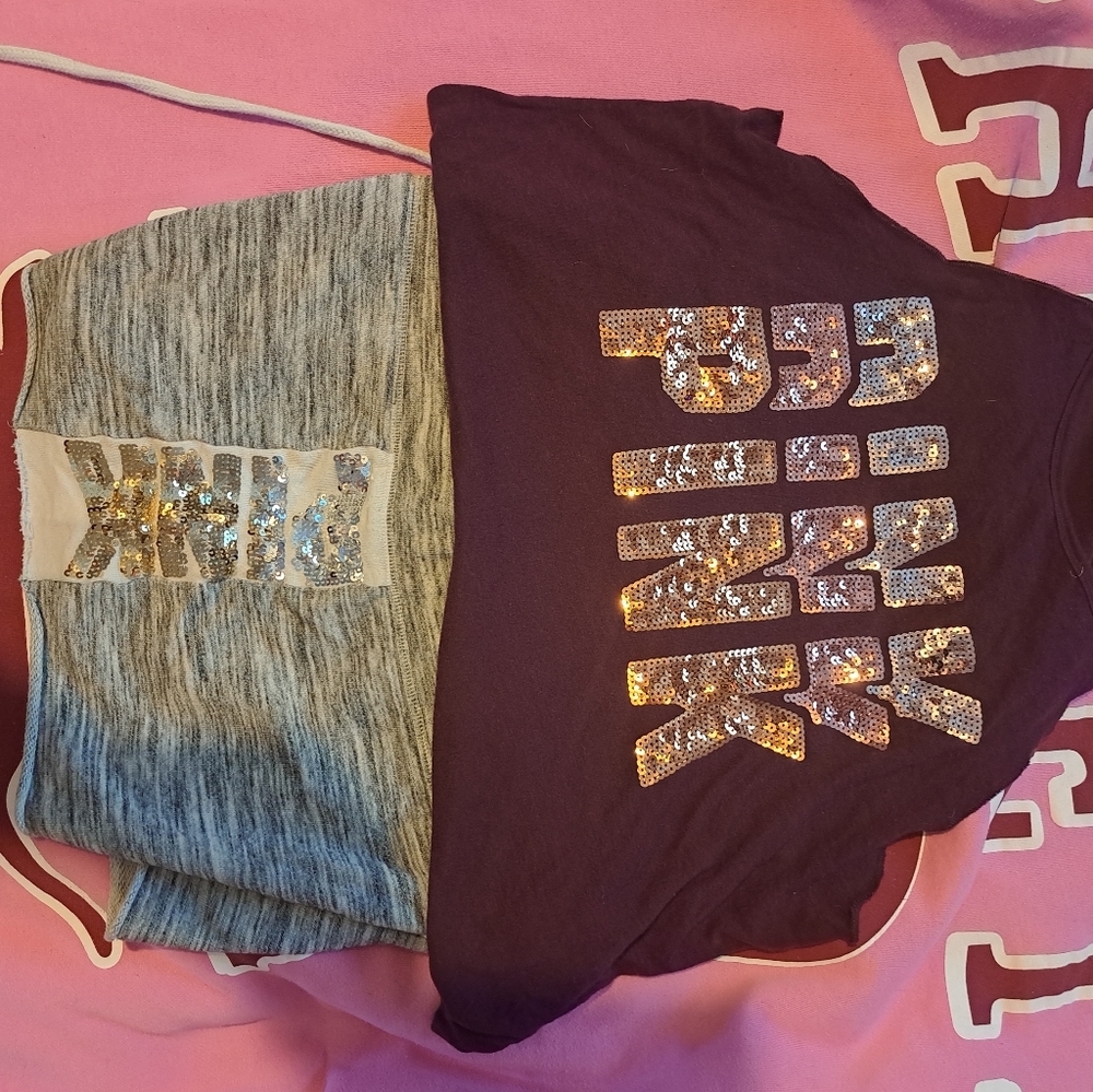 Pink short outfit